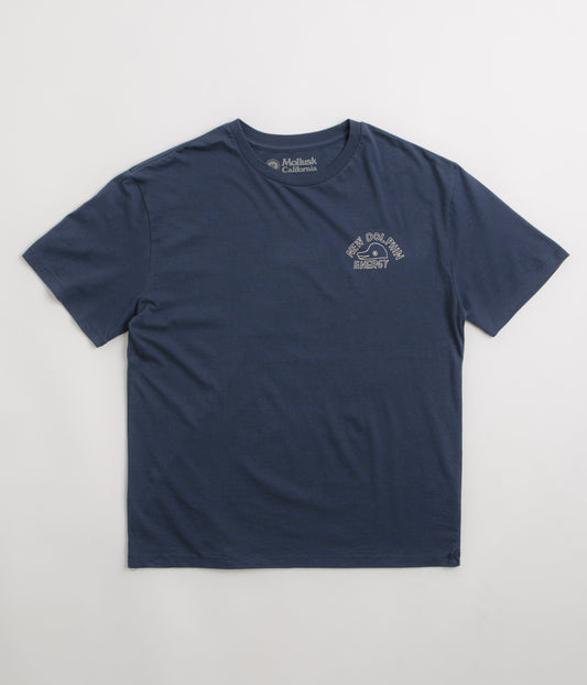 Mollusk New Dolphin Energy T-Shirt - Navy Indigo