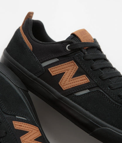 New Balance Numeric 306 Jamie Foy Shoes - Black / Orange / Black