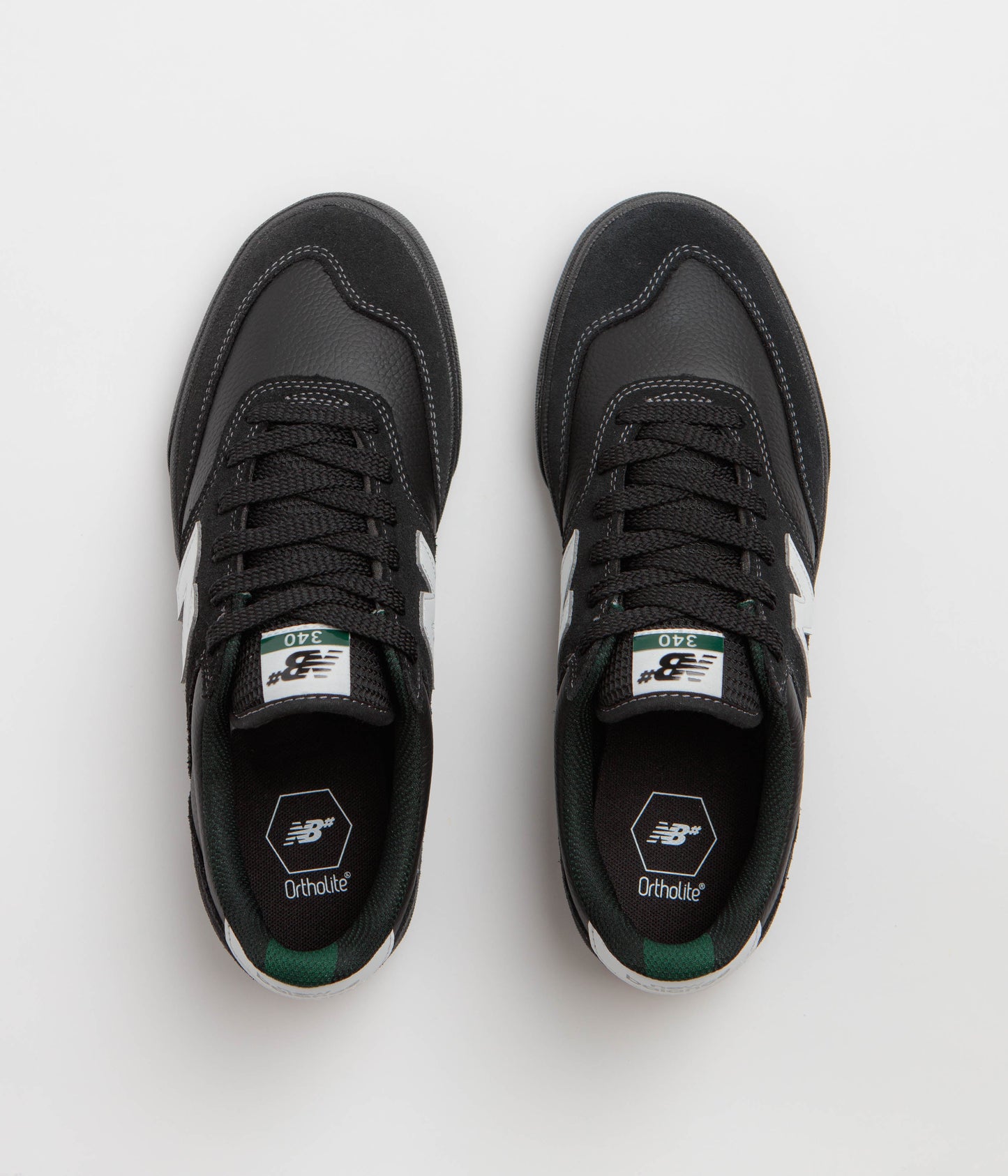 New Balance Numeric 340 Shoes - Black / Black