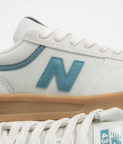 New Balance Numeric 430 Shoes - Sea Salt / Green