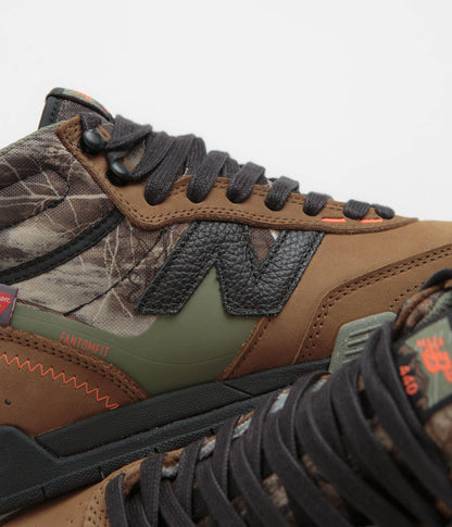 New Balance Numeric 440 V2 Trail High Shoes - Woodland / Black