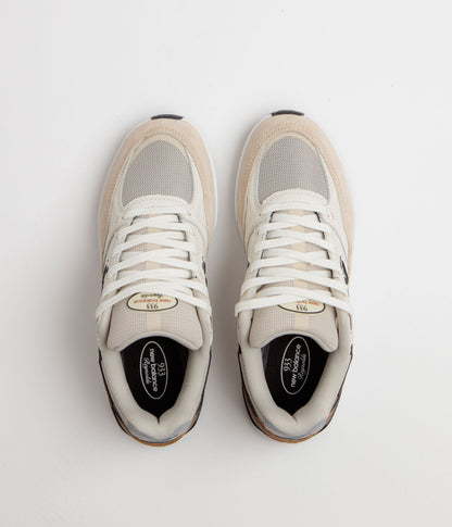 New Balance Numeric 933 Andrew Reynolds Shoes - Quicksand / Sea Salt