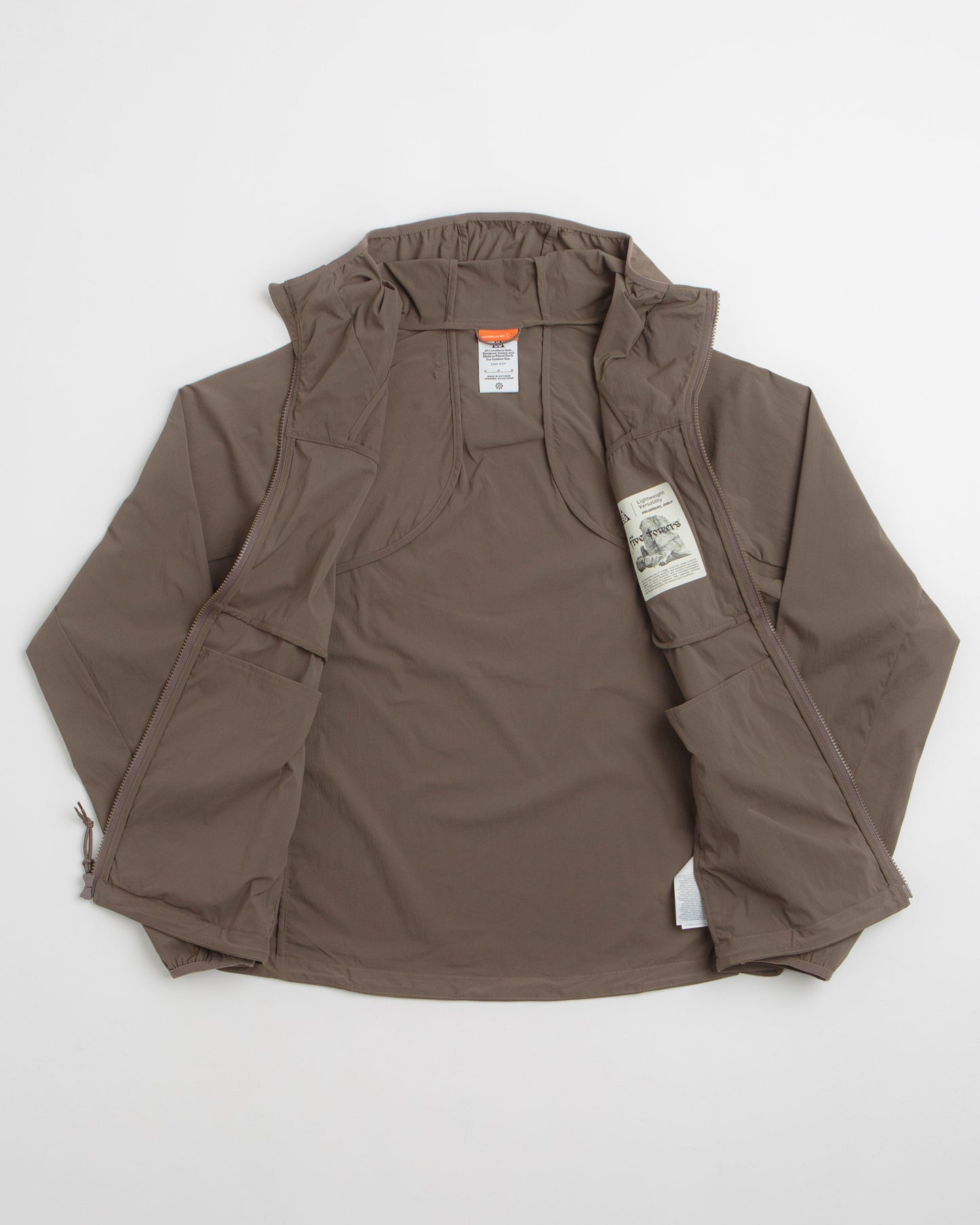 Nike ACG Five Towers Jacket - Ironstone / Mink Brown / Summit White
