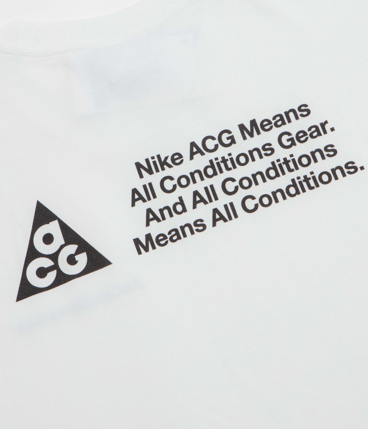 Nike ACG MBR T-Shirt - Summit White / Black