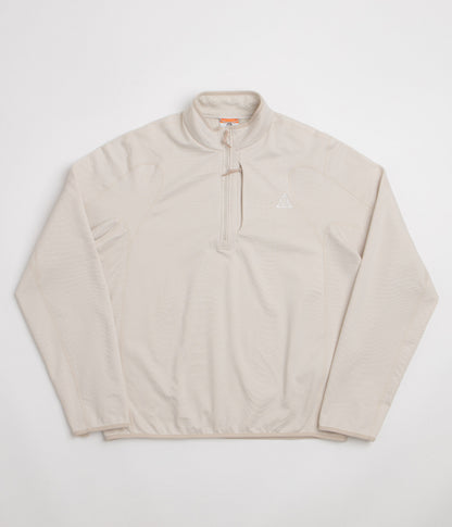 Nike ACG Wolf Grid 1/2 Zip Sweatshirt - Light Orewood Brown / Cream II / Summit White