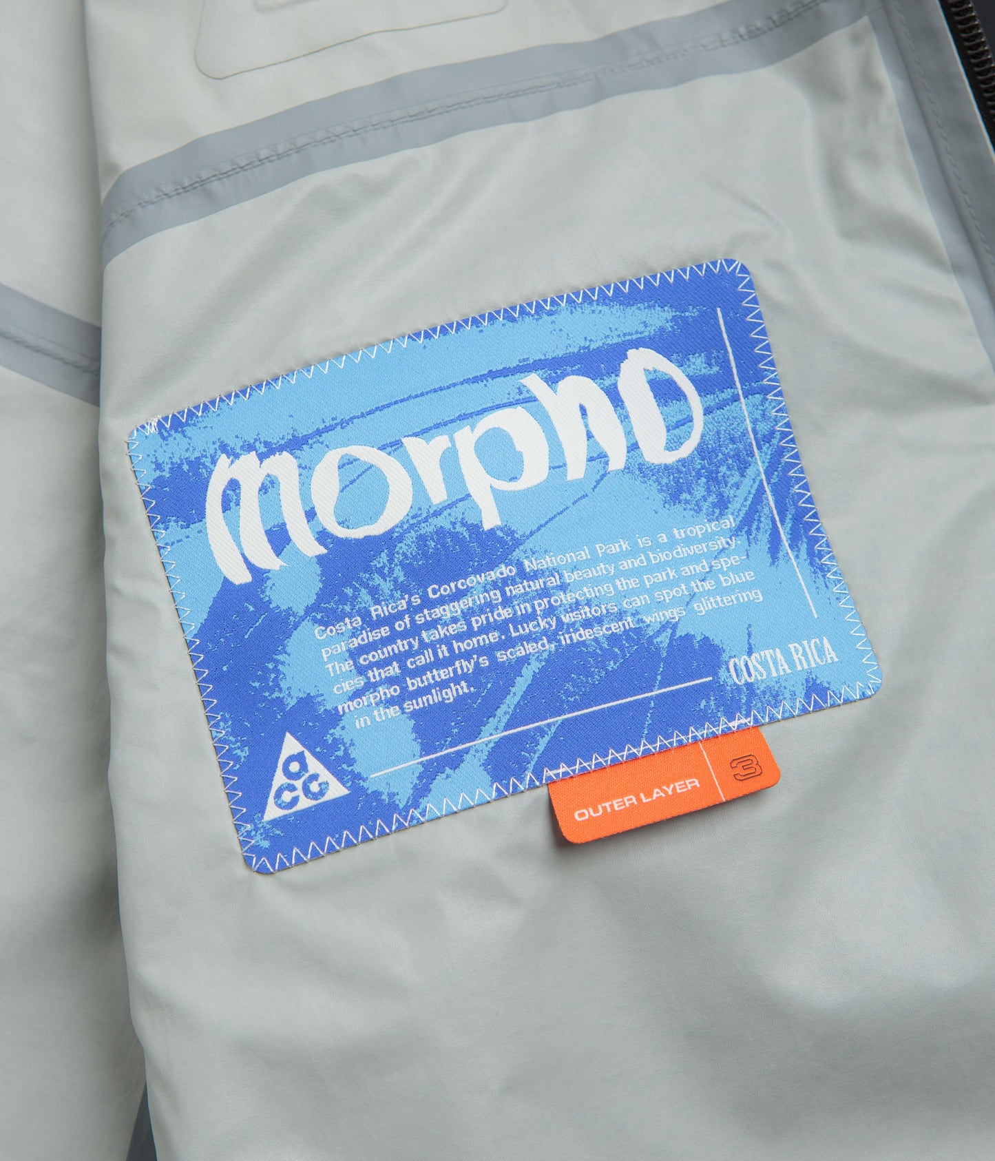Nike ACG Womens Morpho Rain Jacket - Black / Summit White