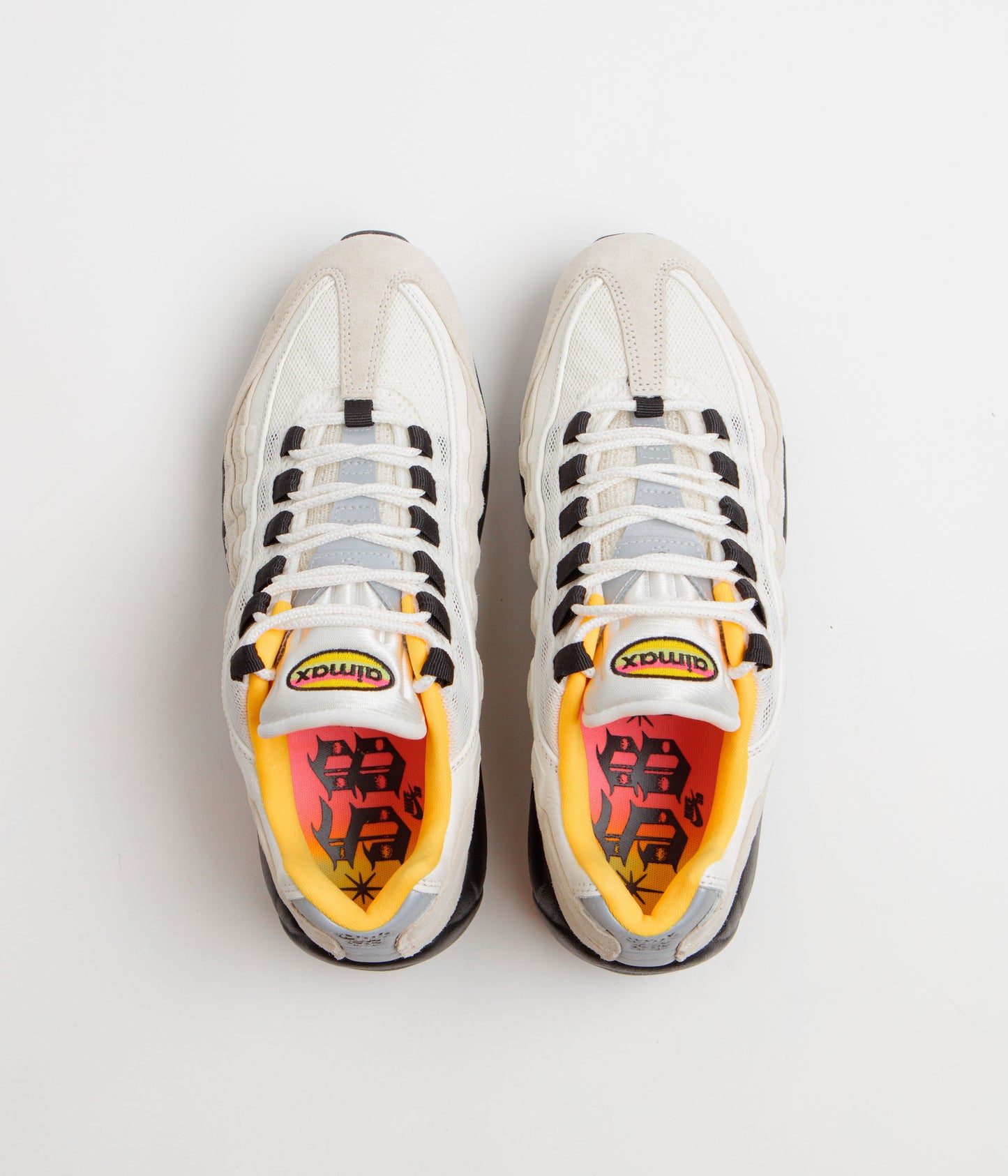 Nike SB Air Max 95 World Cup Shoes - Sail / Black - Laser Orange