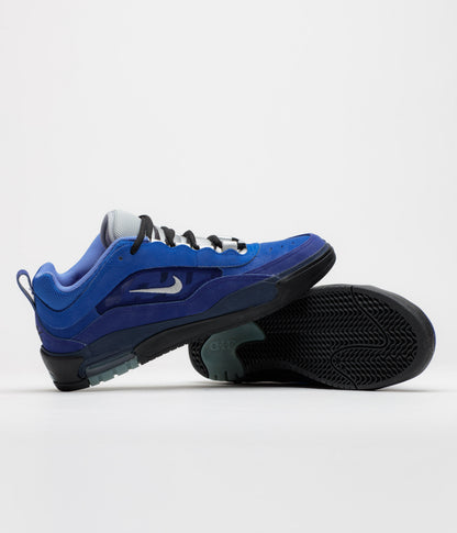Nike SB Air Max Ishod Shoes - Blue Void / Metallic Silver - Radiant Blue