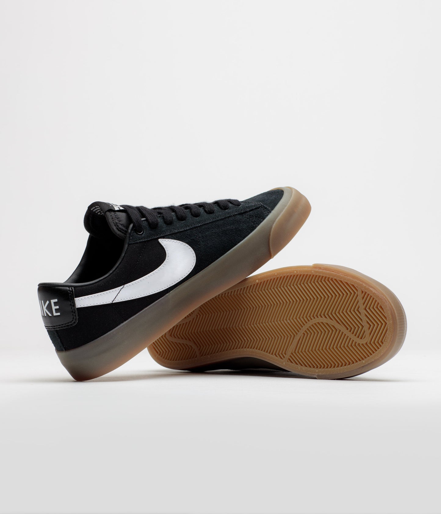 Nike SB Blazer Low Pro GT Shoes - Black / White - Black - White