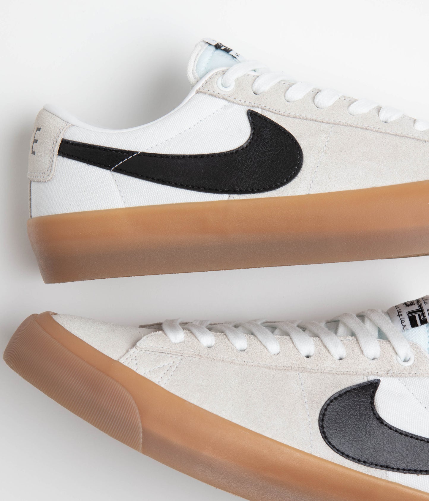 Nike SB Blazer Low Pro GT Shoes - White / Black - White - White
