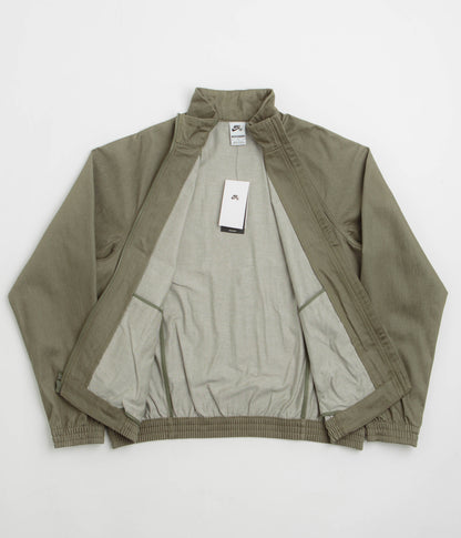 Nike SB Denim Track Jacket - Medium Olive / White