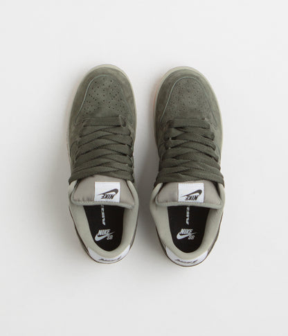 Nike SB Dunk Low Pro B Shoes - Sequoia / Sequoia - Light Army - White