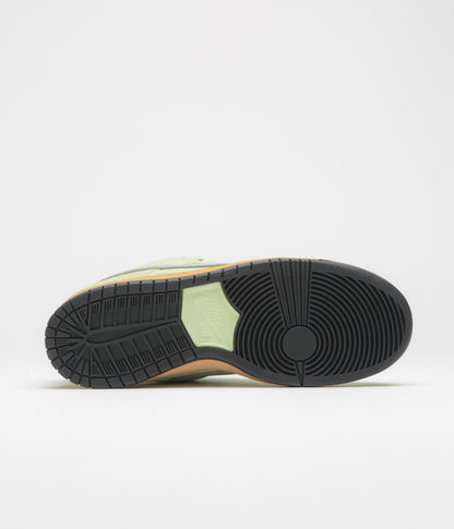 Nike SB Dunk Low Pro Premium 'Verdugo Mountain' Shoes - Pistachio Frost / Wolf Grey - Black