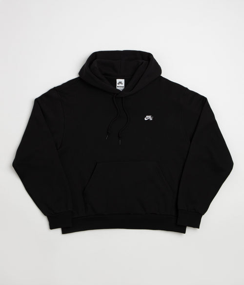 Nike SB Essential Small Logo Hoodie - Black / White