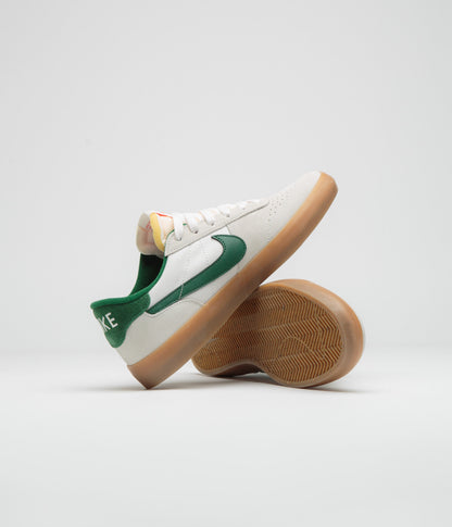 Nike SB Heritage Vulc Shoes - Sail / Gorge Green - Sail - Safety Orange