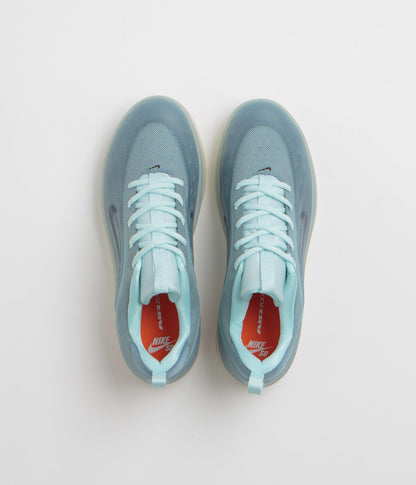 Nike SB Nyjah 4 Shoes - Glacier Blue / Black - Smokey Blue - Sail