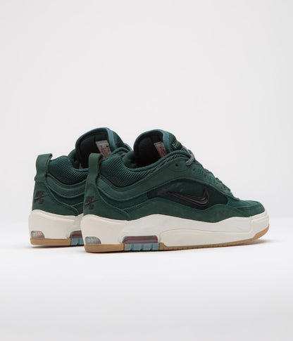 Nike SB Orange Label Air Max Ishod Shoes - Deep Fir / Black - Fir - Sail