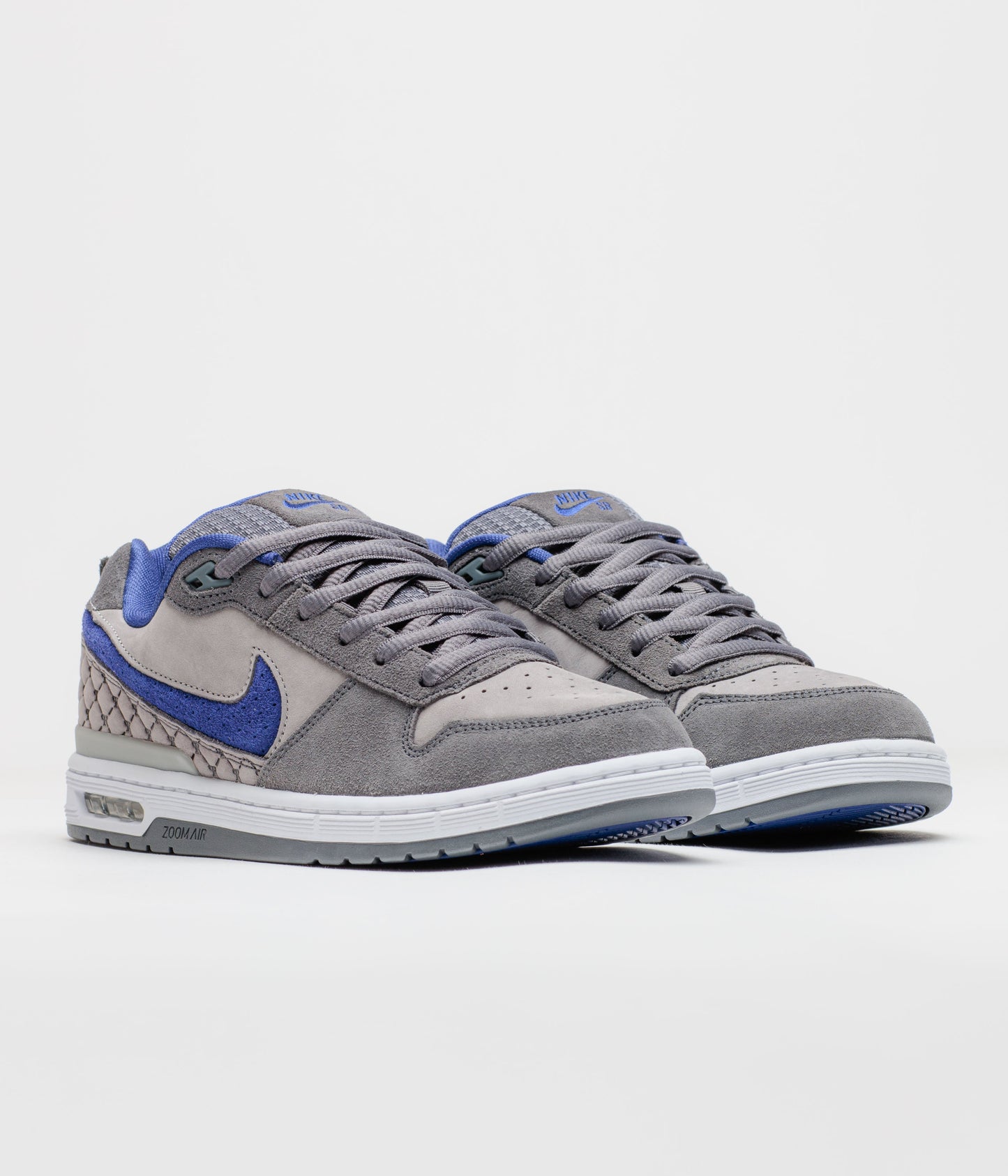Nike SB P-Rod 1 OG Shoes - Flint Grey / Deep Royal Blue - Flint Grey