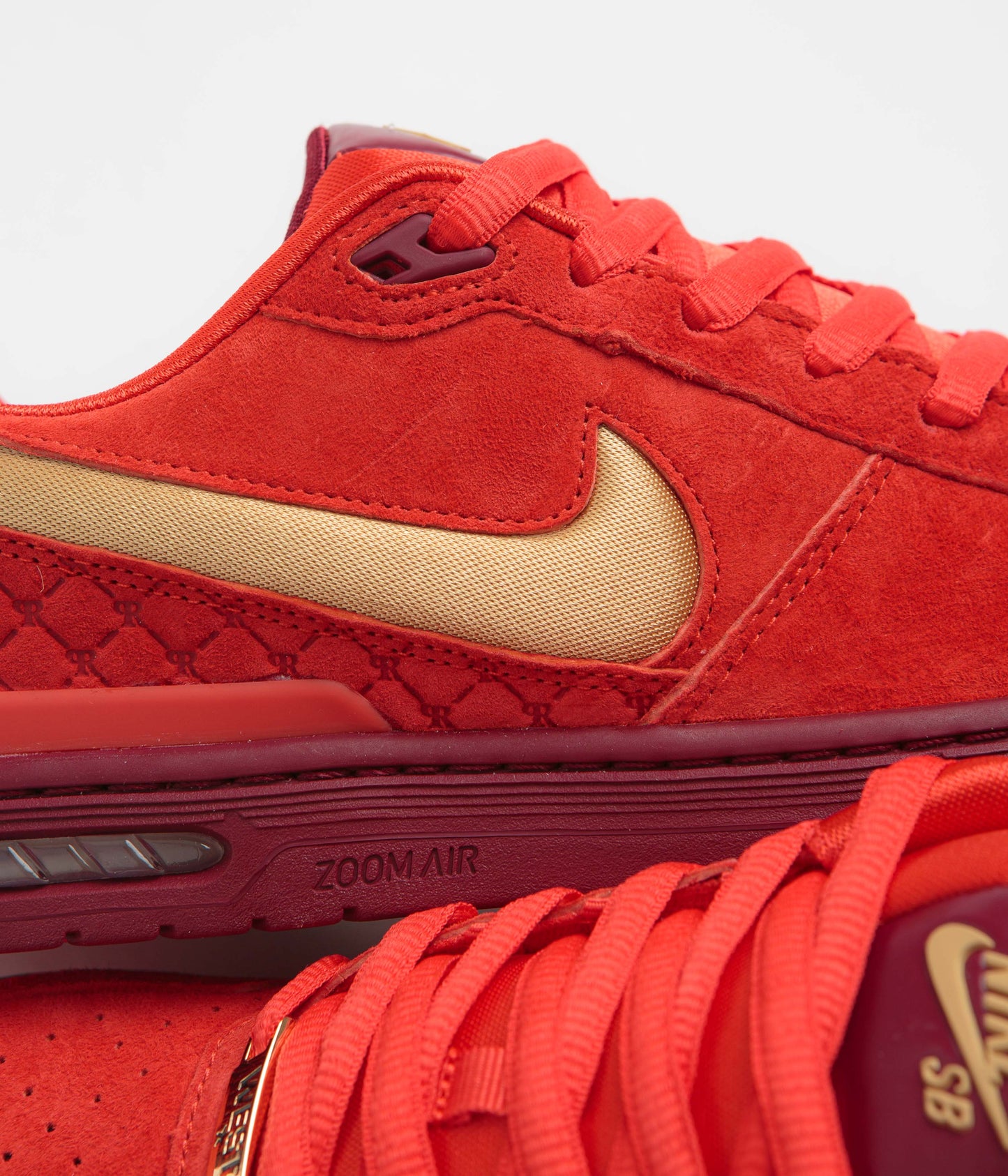 Nike SB P-Rod 1 OG Shoes - Habanero Red / Club Gold - Team Red