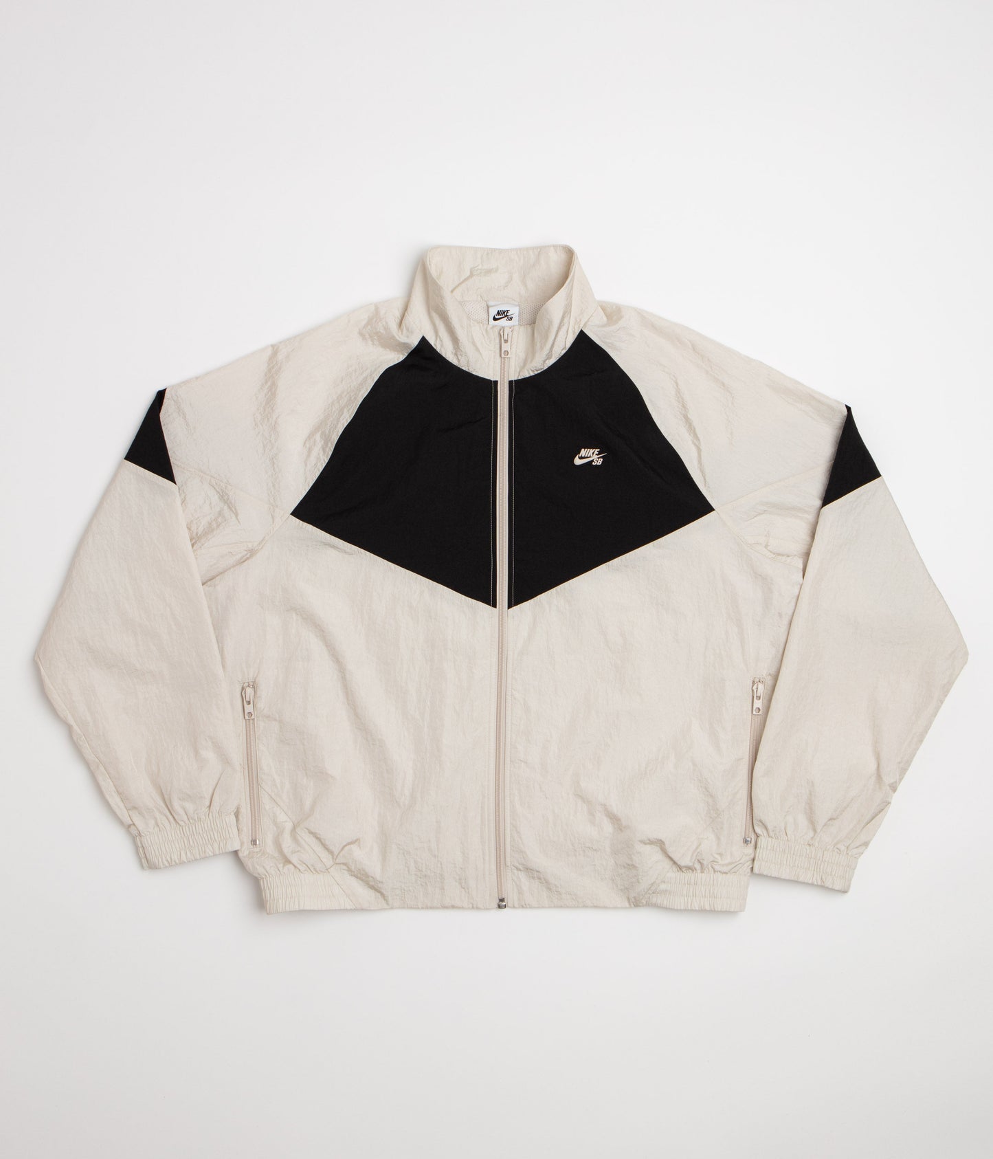 Nike SB Pavan Track Jacket - Light Orewood Brown / Black / Black / White