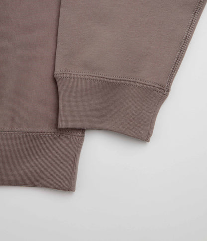 Nike Solo Swoosh Crewneck Sweatshirt - Mink Brown / White