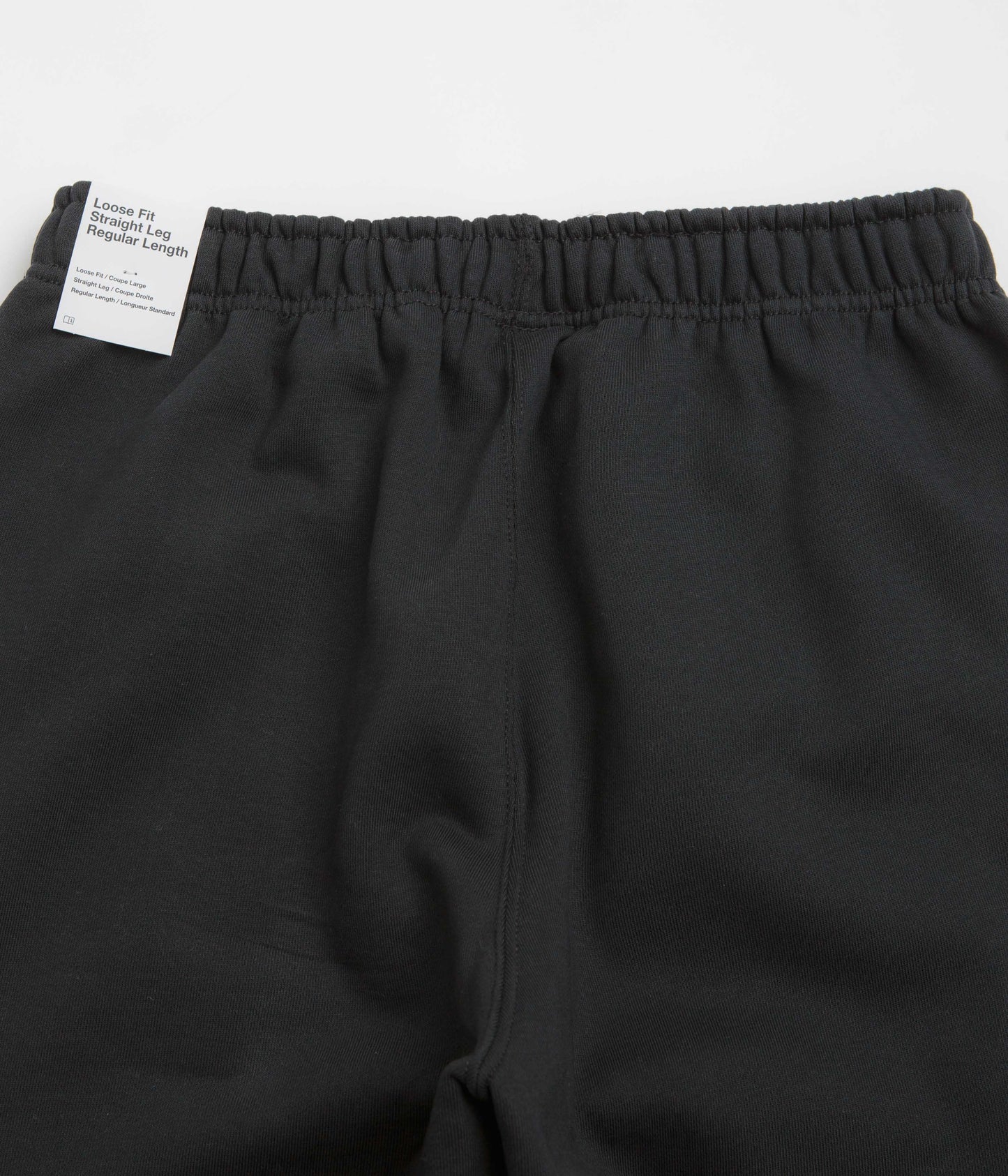 Nike Solo Swoosh Cuffed Sweatpants - Black / Black / White