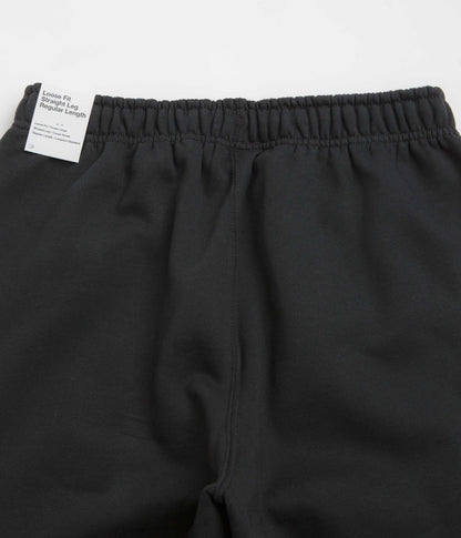 Nike Solo Swoosh Cuffed Sweatpants - Black / Black / White