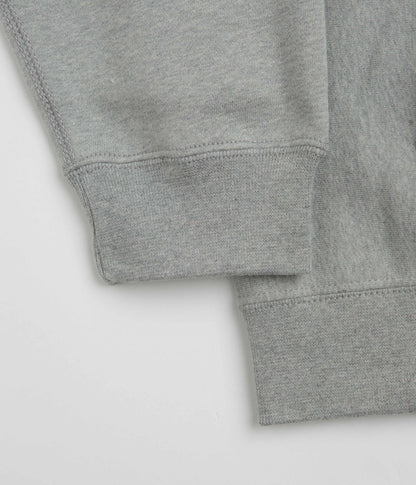 Nike Solo Swoosh Hoodie - Dark Grey Heather / Light Smoke Grey / White / White