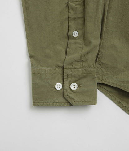 Norse Projects Osvald Cotton Tencel Shirt - Sitka Green