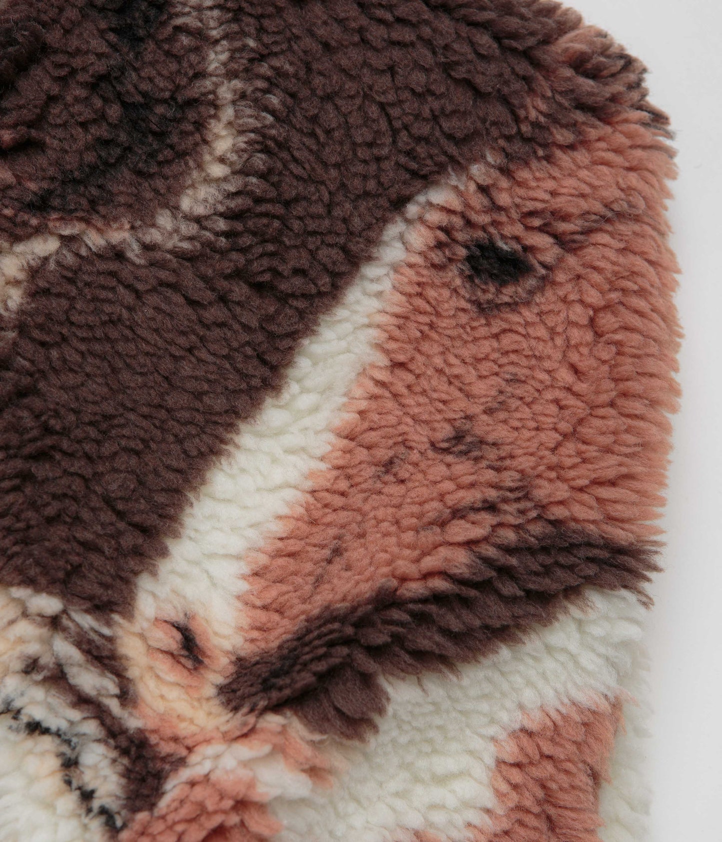 Obey Horses Sherpa Jacket - Brown Multi