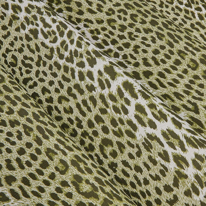 Olive Green Leopard Fabric