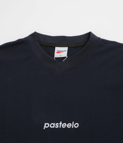 Pasteelo Pique Sports Long Sleeve T-Shirt - Navy