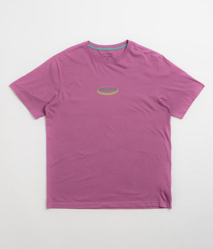 Patagonia 95 Oval Logo T-Shirt - Faded Magenta
