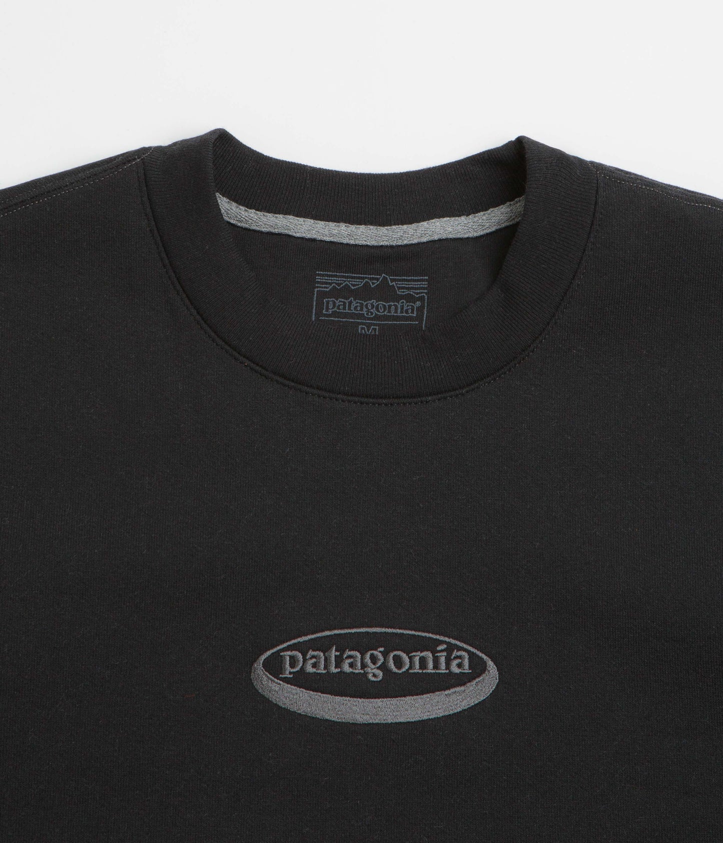 Patagonia 95 Oval Logo Uprisal Crewneck Sweatshirt - Black