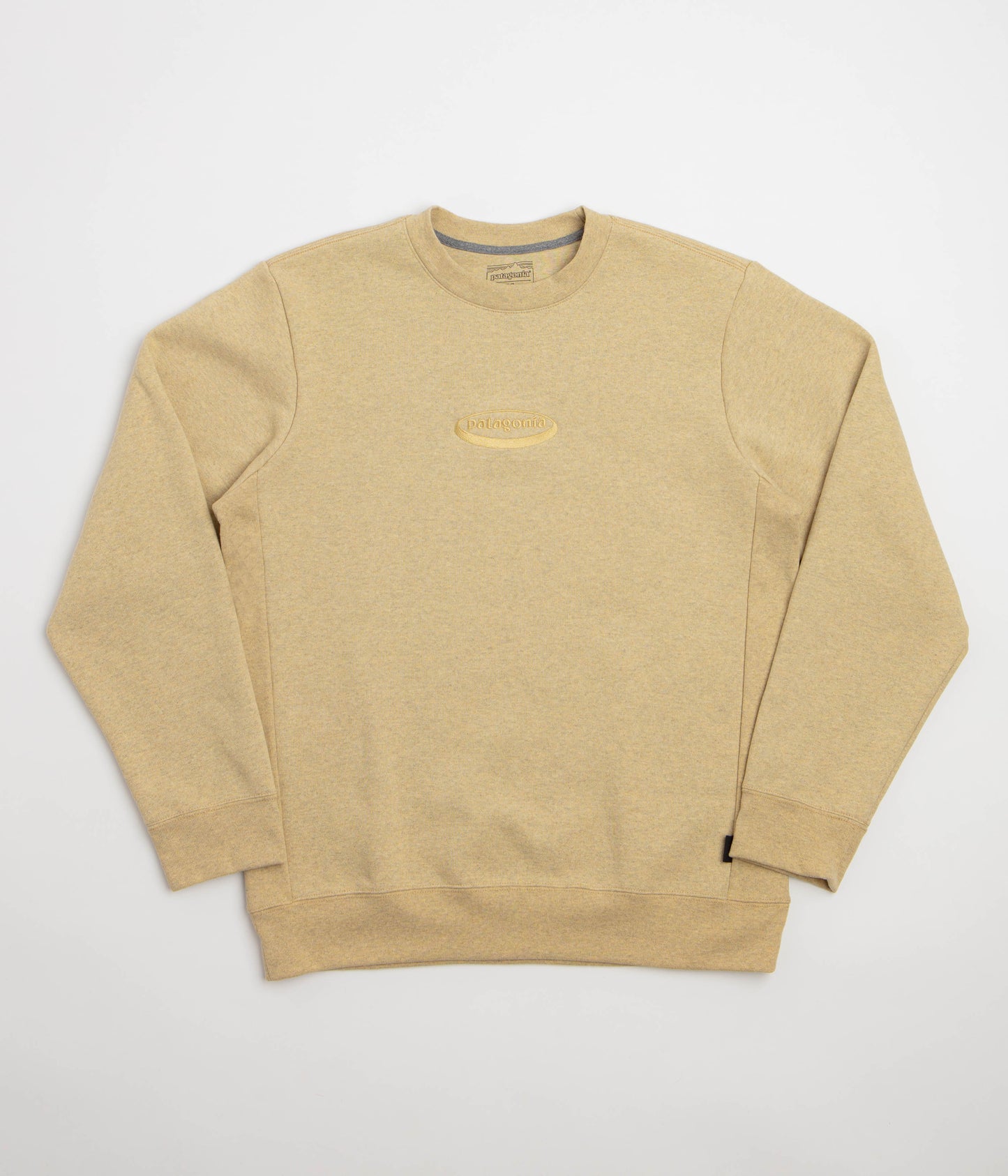 Patagonia 95 Oval Logo Uprisal Crewneck Sweatshirt - Lynx Tan