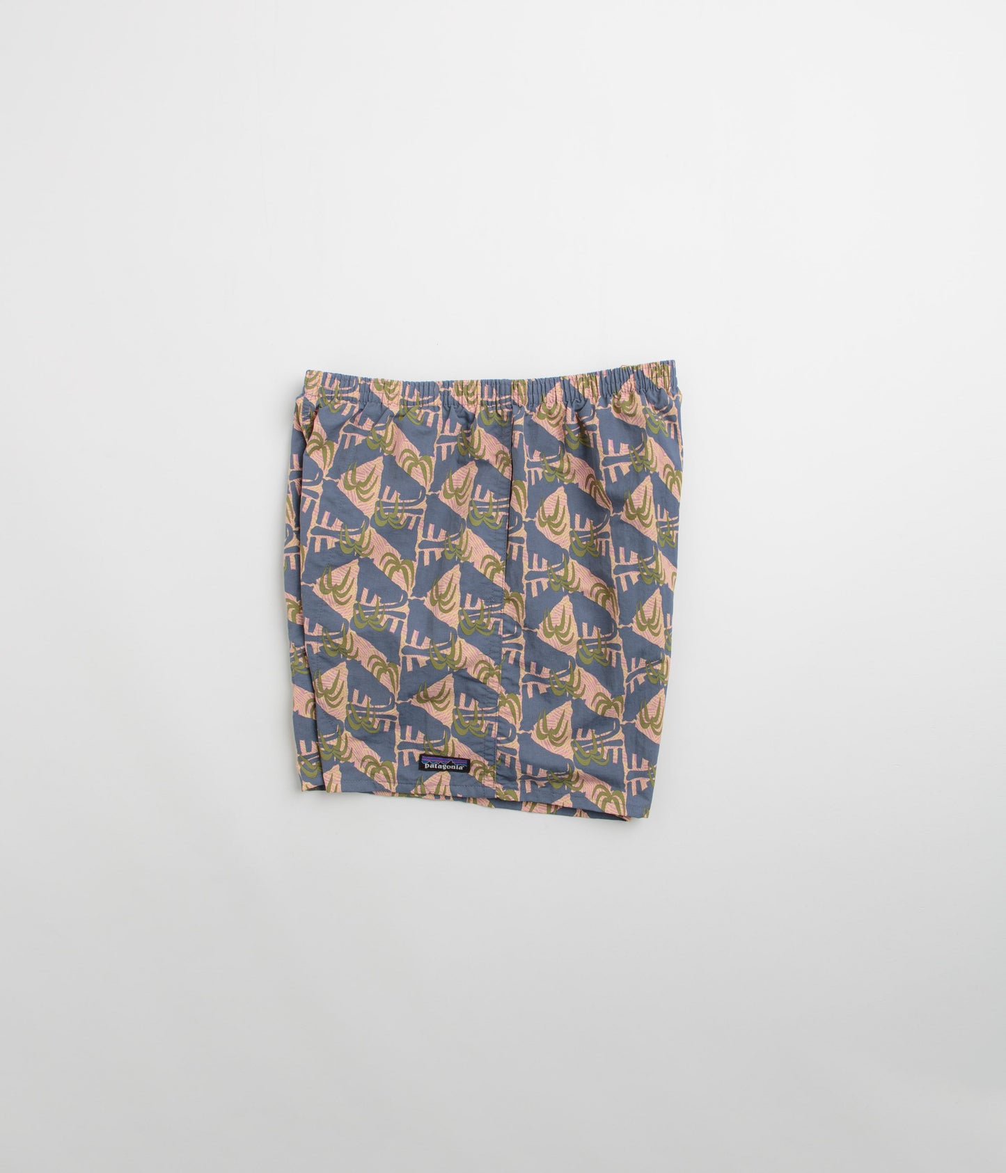 Patagonia Baggies 5" Shorts - Jaguar Geo: Dolomite Blue