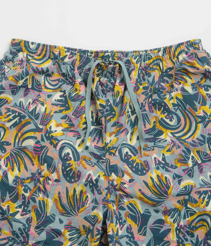 Patagonia Baggies Longs 7" Shorts - Wild Botanist: Tidal Teal
