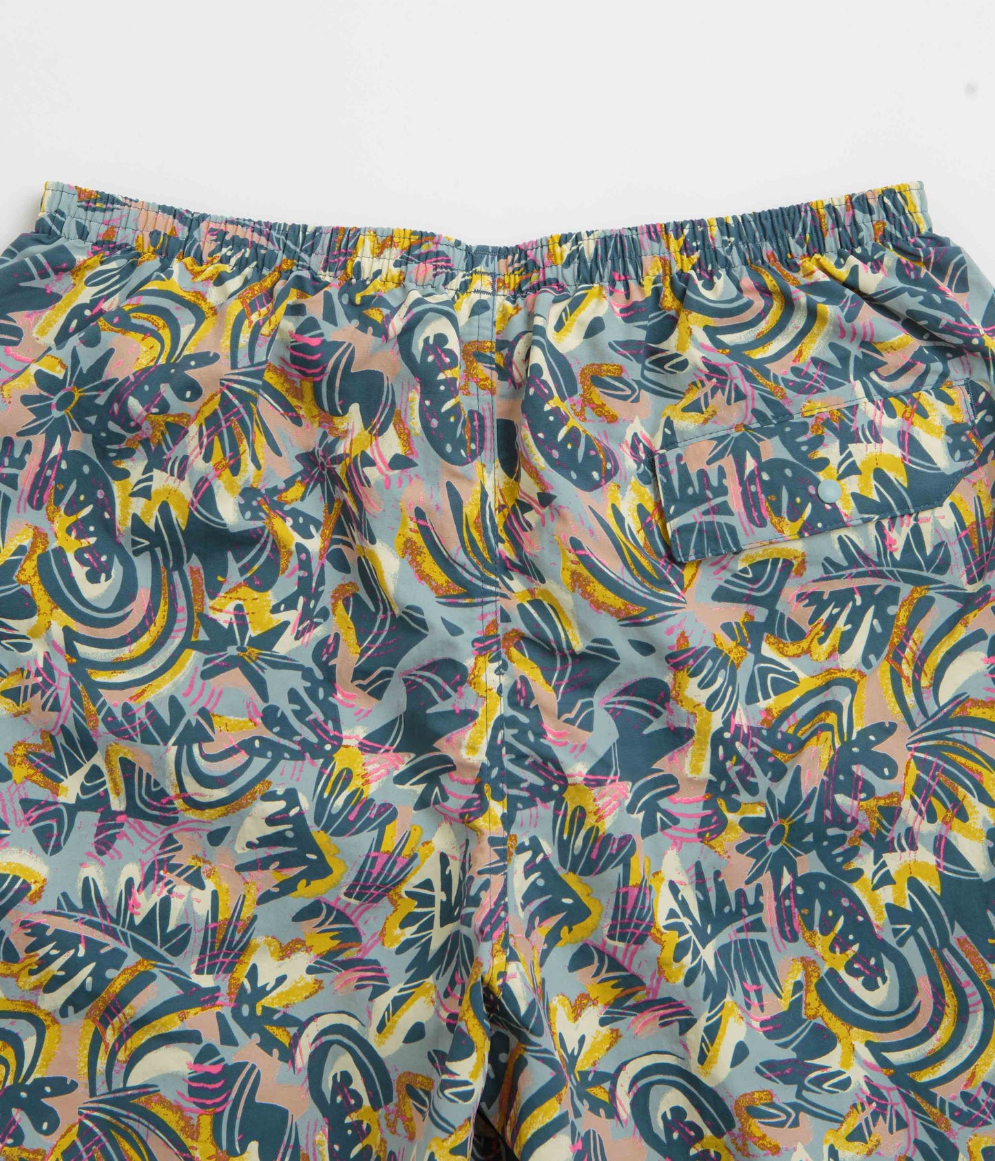 Patagonia Baggies Longs 7" Shorts - Wild Botanist: Tidal Teal