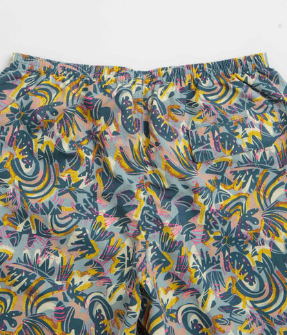 Patagonia Baggies Longs 7" Shorts - Wild Botanist: Tidal Teal