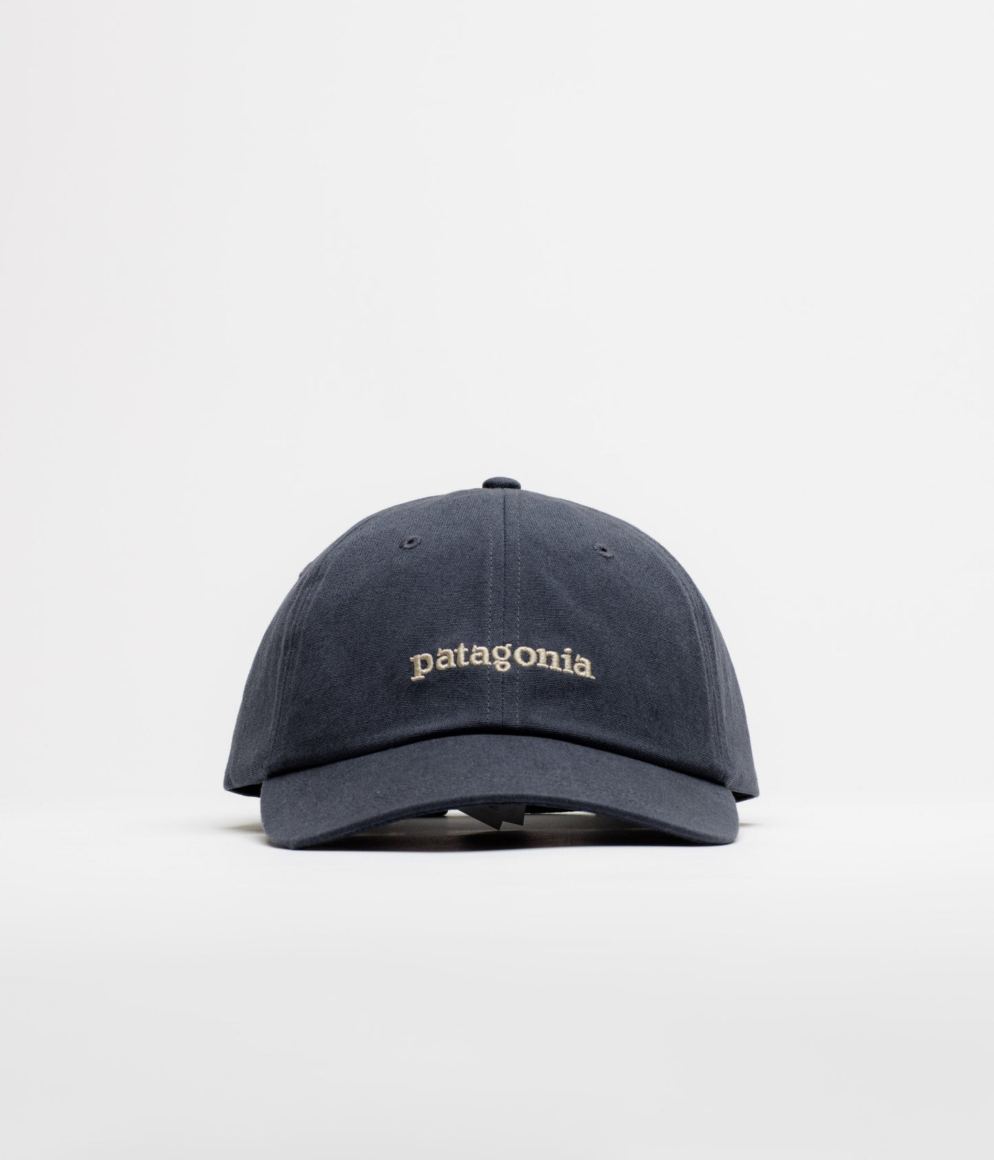 Patagonia Graphic Trad Cap - Text Logo: Smolder Blue