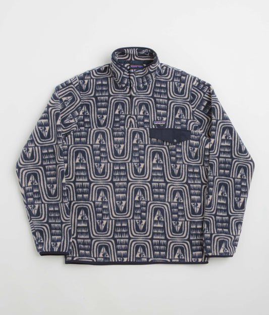 Patagonia Lightweight Synchilla Snap-T Fleece - Flow: Sunken Blue