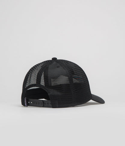 Patagonia P-6 Logo LoPro Trucker Cap - Black