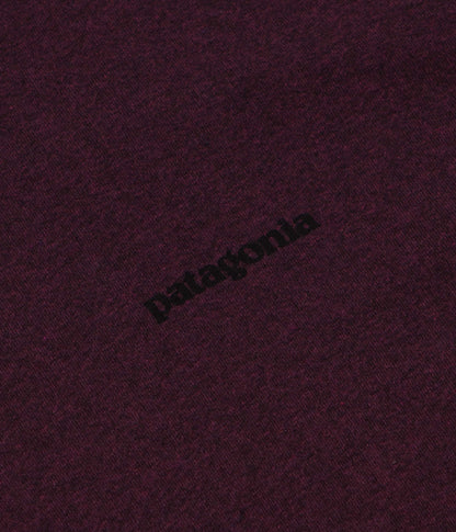 Patagonia P-6 Logo Responsibili-Tee Long Sleeve T-Shirt - Berry Fig
