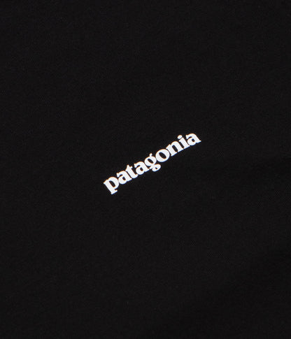 Patagonia P-6 Logo Responsibili-Tee Long Sleeve T-Shirt - Black