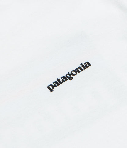 Patagonia P-6 Logo Responsibili-Tee Long Sleeve T-Shirt - Fiber White