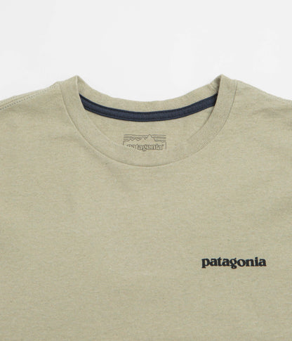 Patagonia P-6 Logo Responsibili-Tee Long Sleeve T-Shirt - P-6 Outline: Gumtree Green