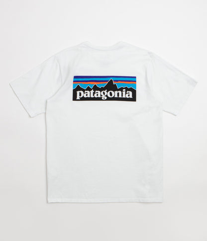 Patagonia P-6 Logo Responsibili-Tee T-Shirt - Fiber White