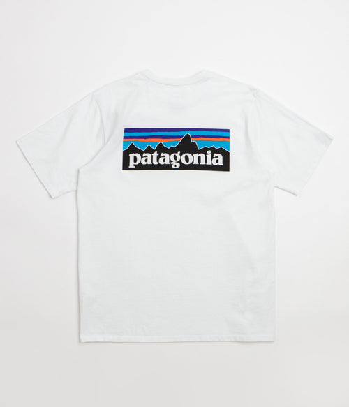 Patagonia P-6 Logo Responsibili-Tee T-Shirt - Fiber White