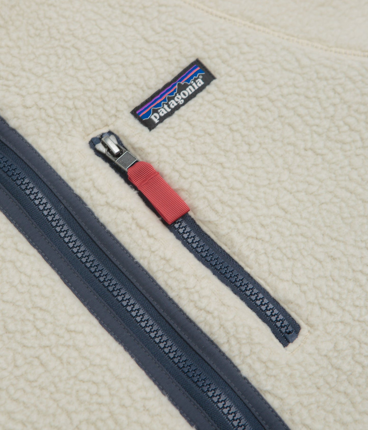 Patagonia Retro Pile Fleece - Pelican / Smolder Blue