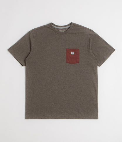 Patagonia Shop Sticker Pocket Responsibili-Tee T-Shirt - Marlow Brown